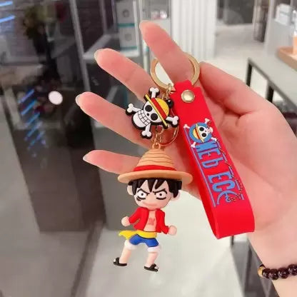 One piece Luffy A | 3D Lanyard Keychain | Silicone