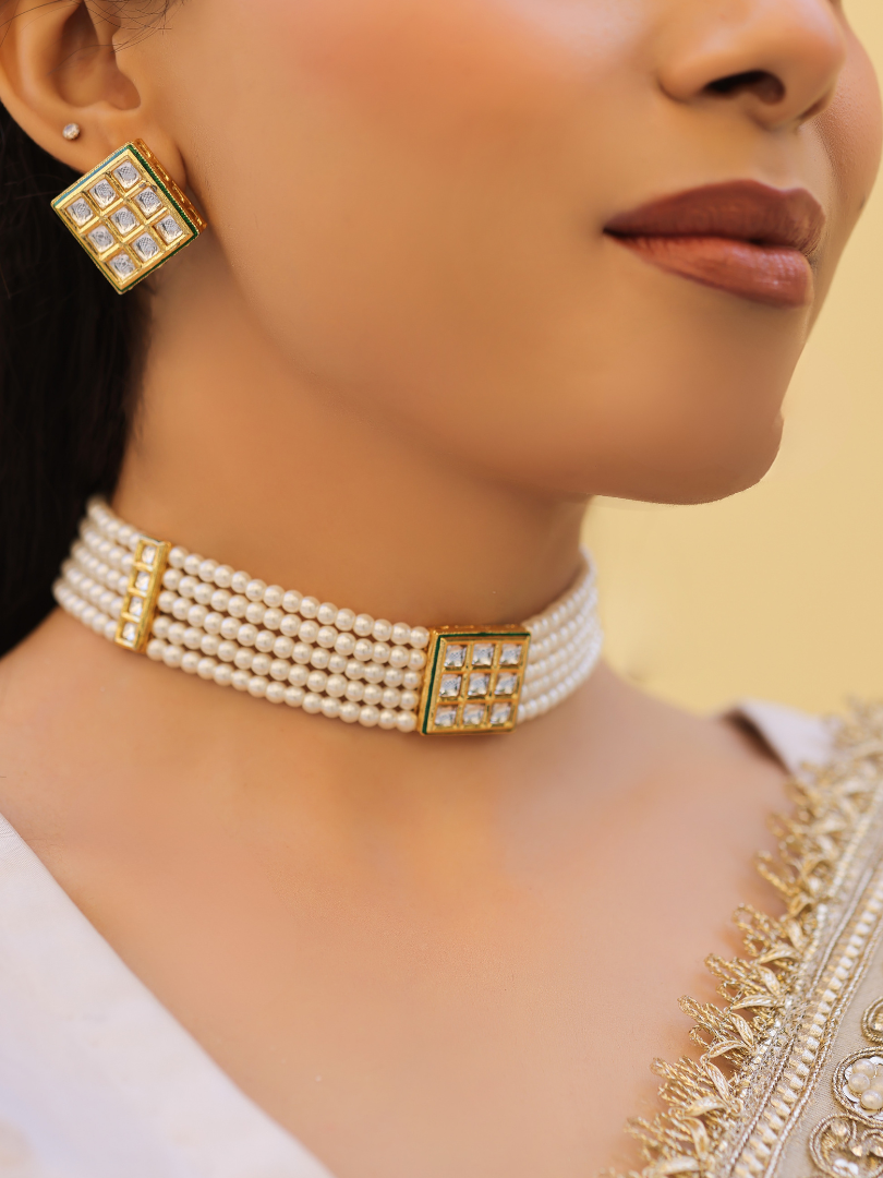 MoonMist Choker Necklace Set