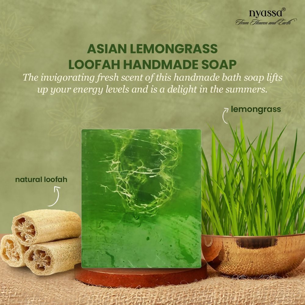 Nyassa Lemongrass Loofah Soap