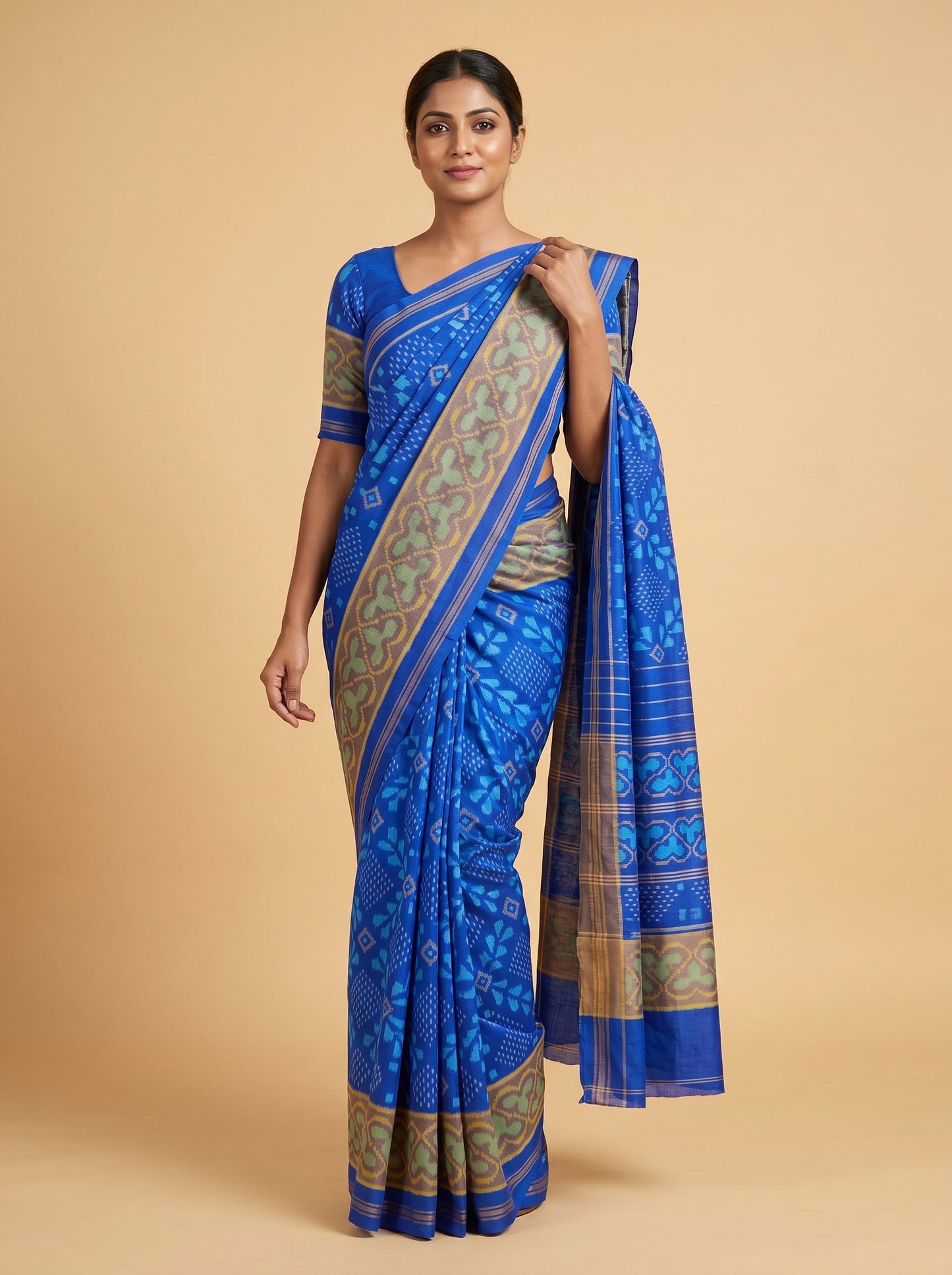 Ocean Blue Grace Saree