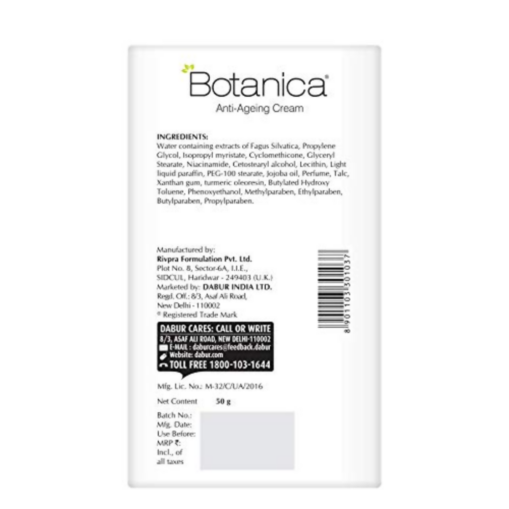 Botanica Anti Ageing cream