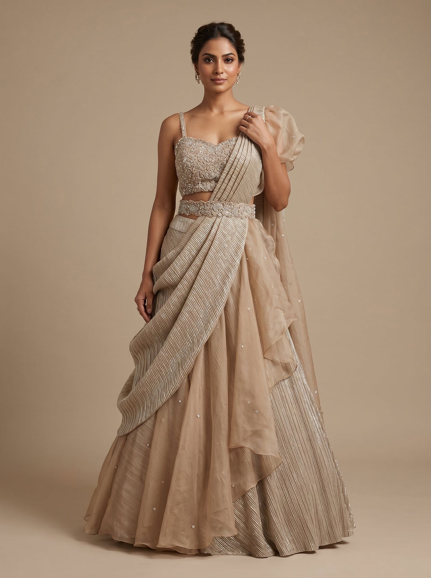 Opulent Gold Lehenga