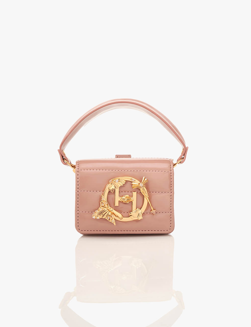 OH V Furbie Handbag in Dusty Pink