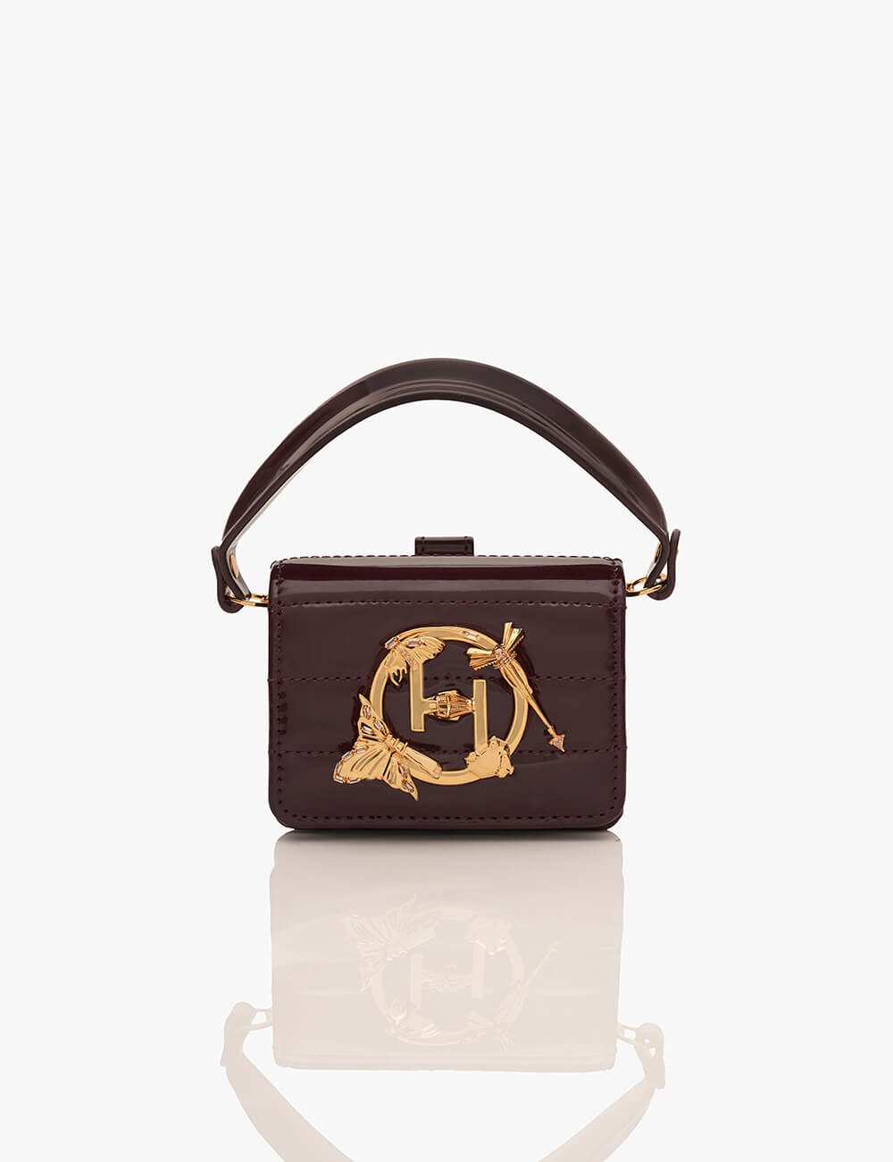 OH V Furbie Handbag in Merlot