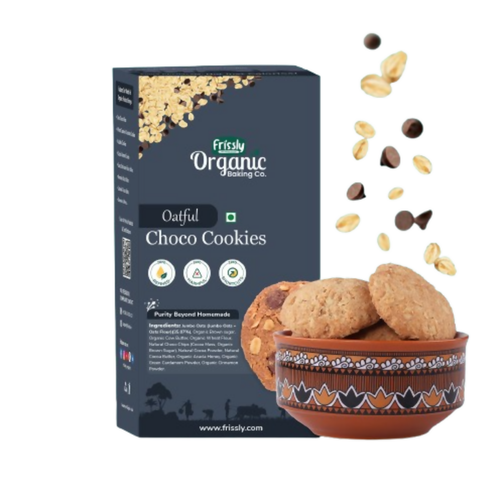 Frissly Organics Oatful Choco Cookies