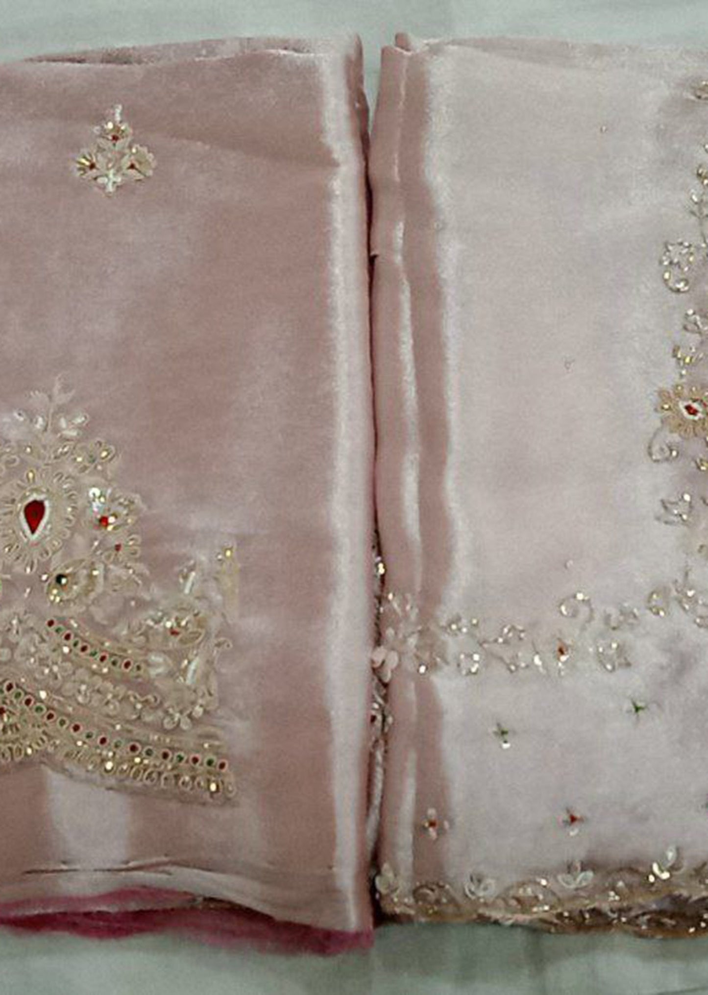 Pink Blush Glow Dress Material