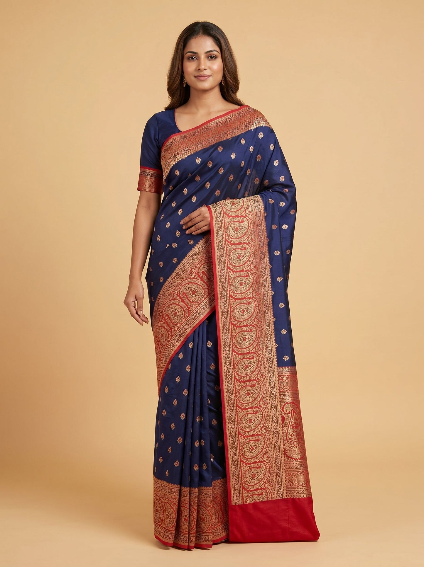 Purple Classic Weave Handloom Saree