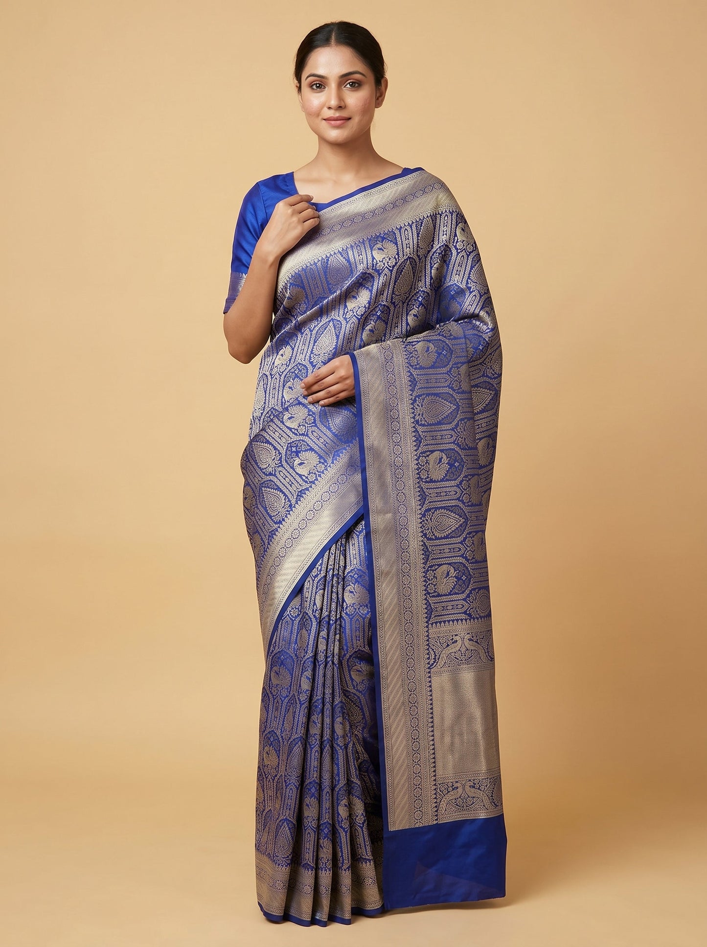 Purple Premium Grain Handloom Saree