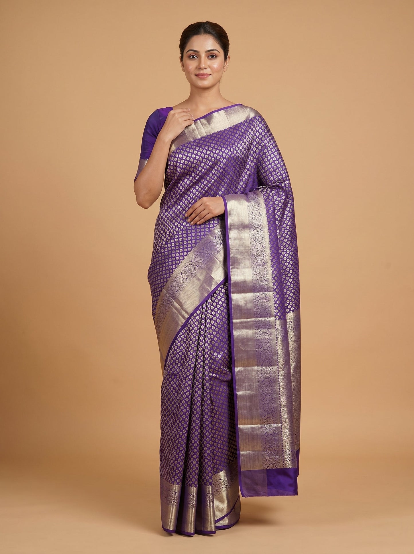 Purple Statement Saree