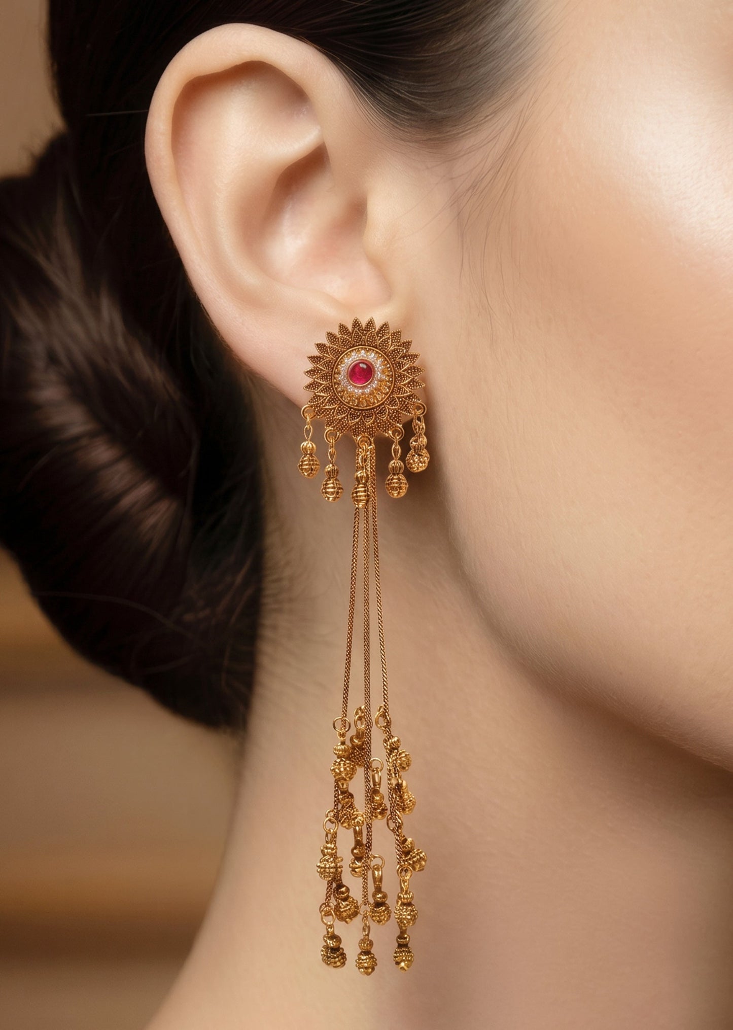Rajwadi Tassel Earrings