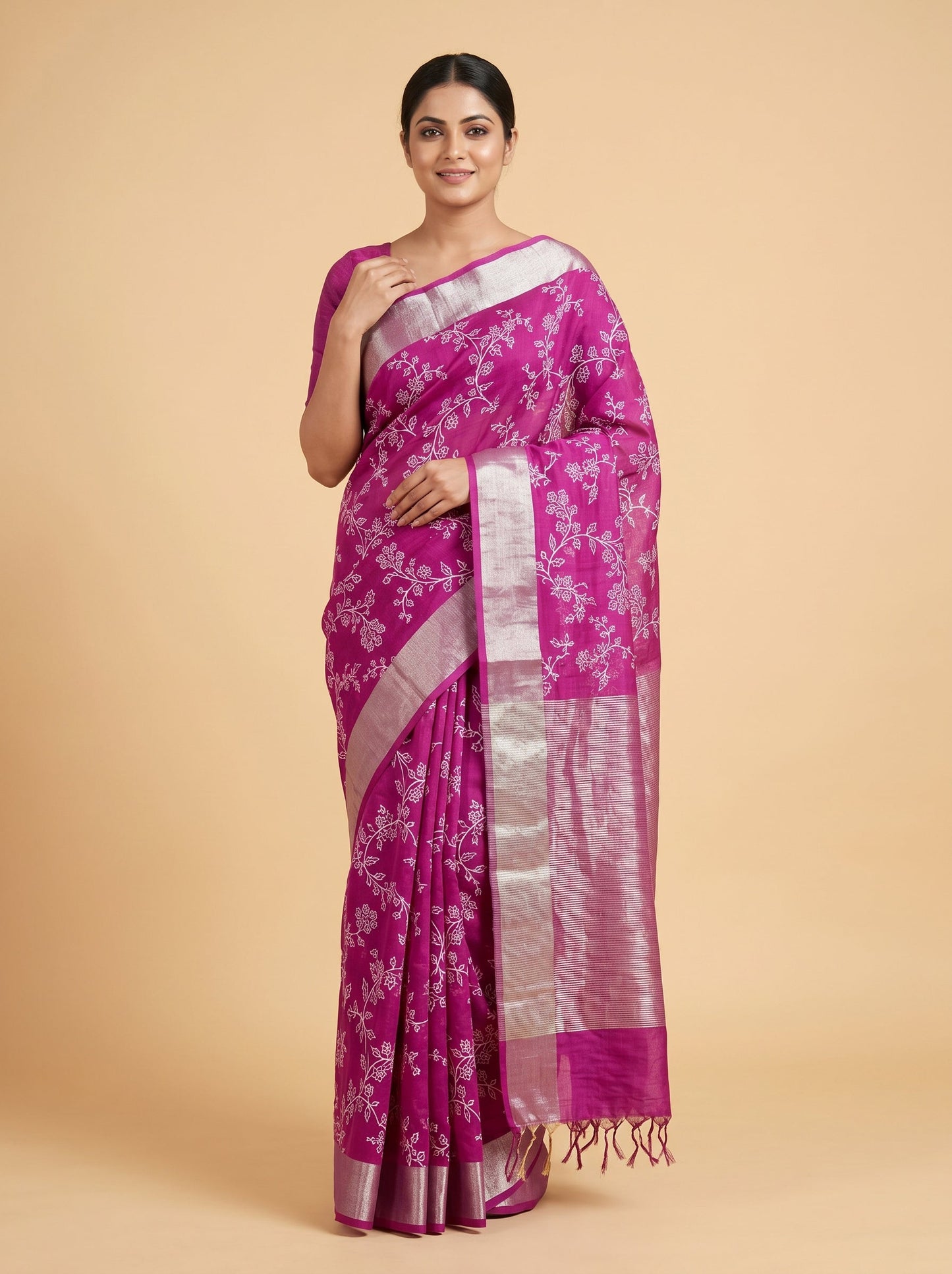 Rani Fade Handloom Saree