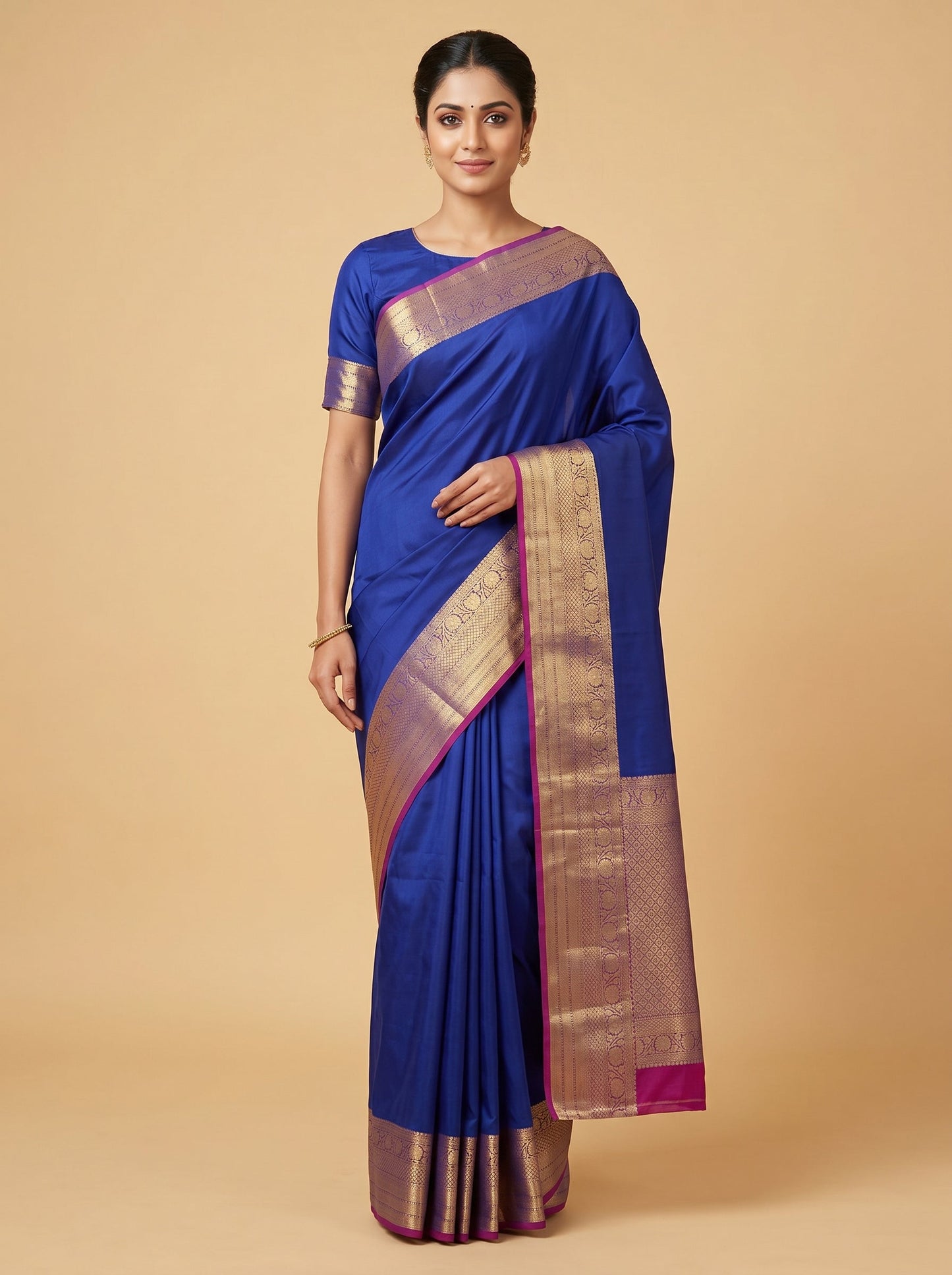 Rani Gold Radiance Handloom Saree