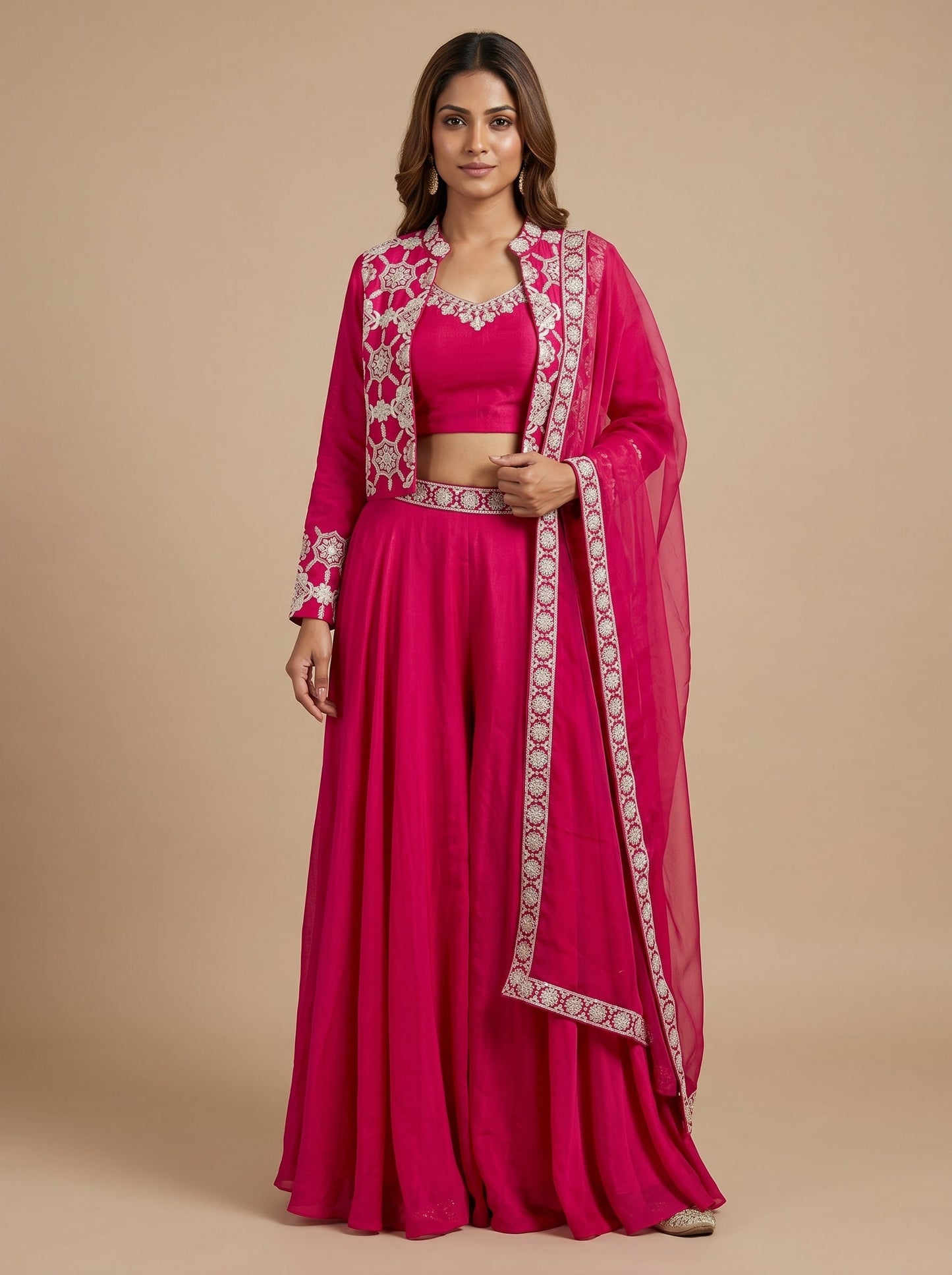 Rani Pink Palazzo Set
