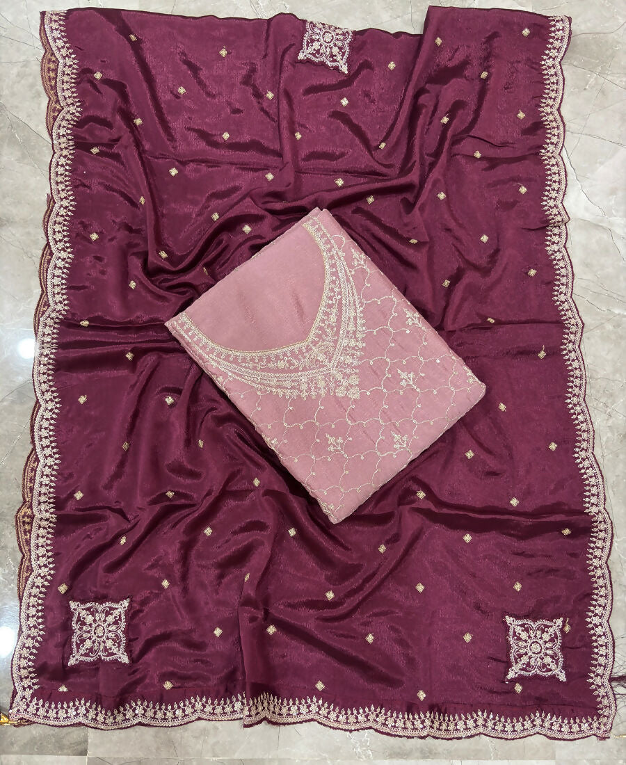 KC Designer Pink 3 Piece Salwar Suit For Women Indian Wear