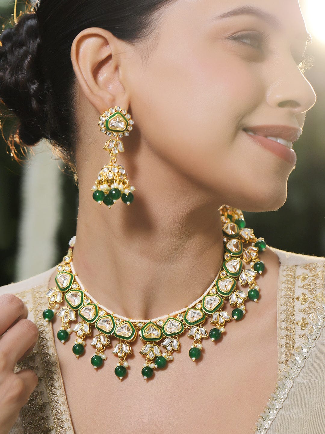 Gem of the Green Dynasty Necklace Set