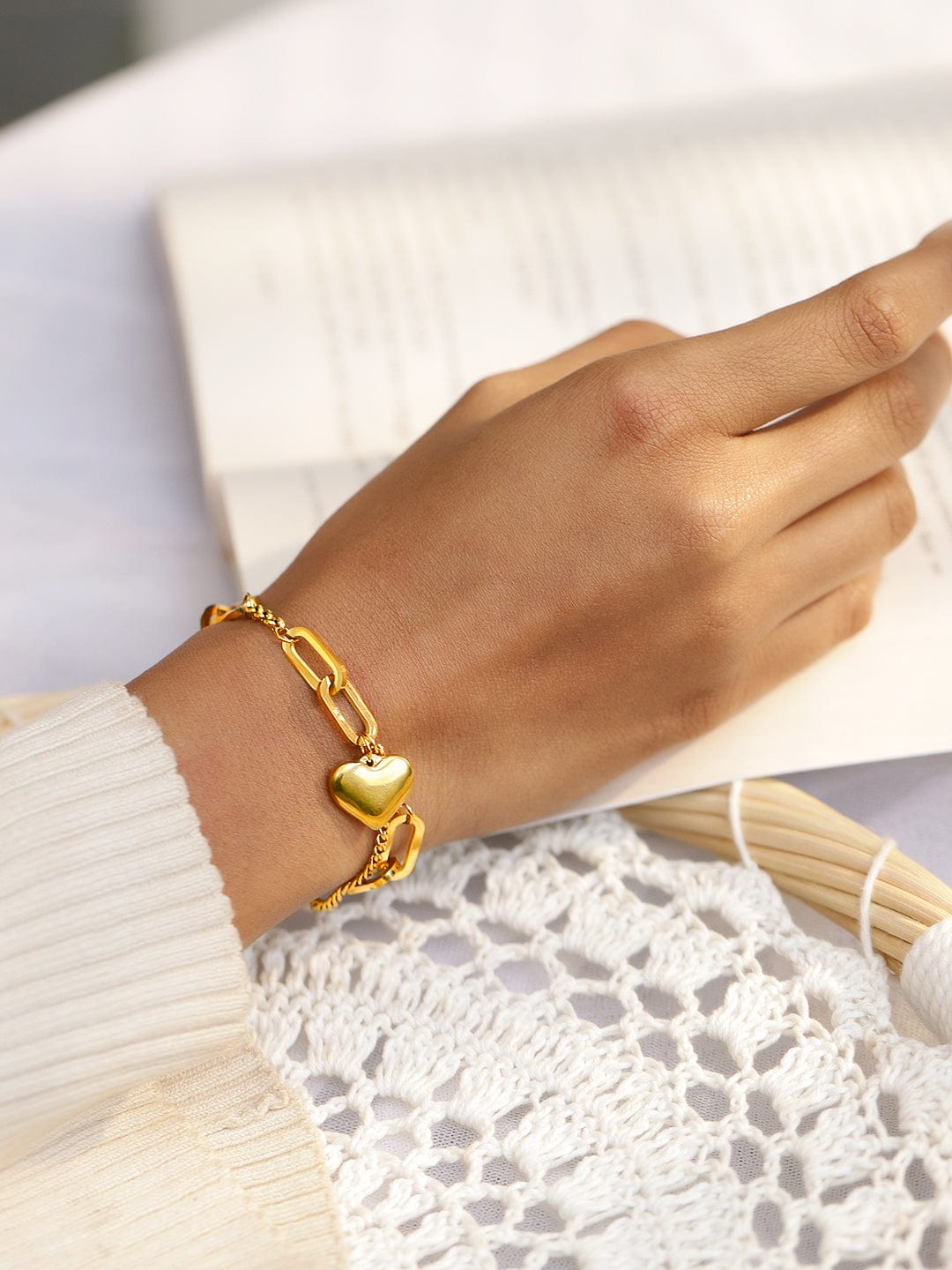 Everlove Gold Heart Bracelet