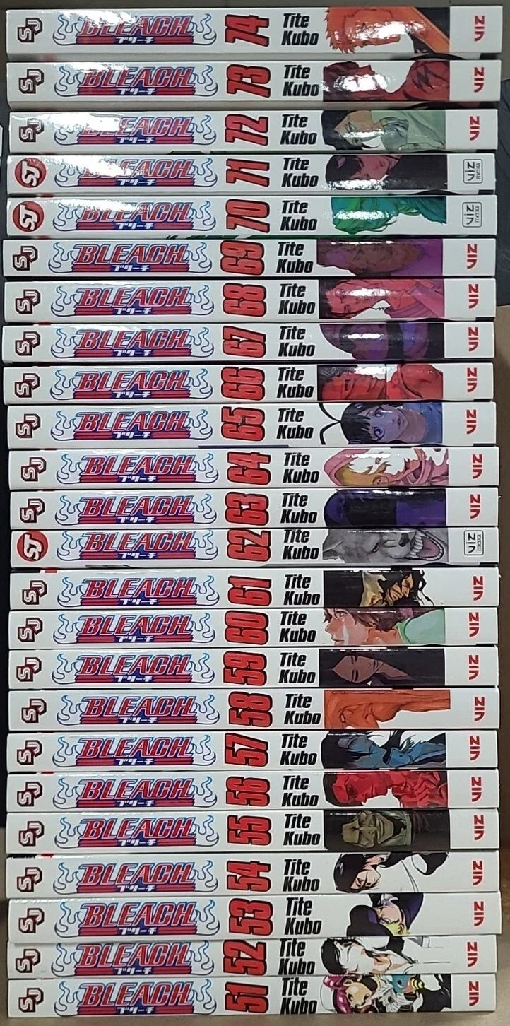 Bleach Complete Manga Box Set Collection (Box Sets 1–3) – Volumes 1–74 by Tite Kubo