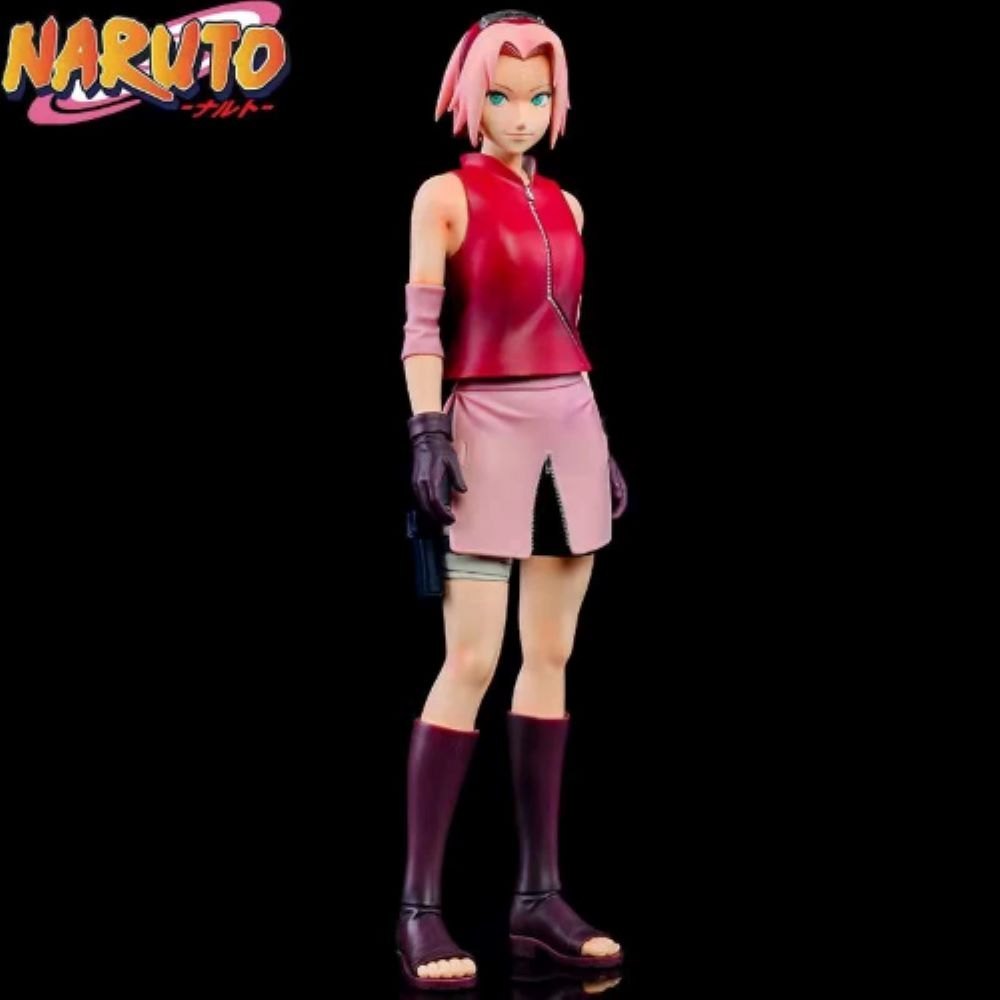 Naruto Anime Sakura Haruno Action Figure Cute Pose | 27 CM |