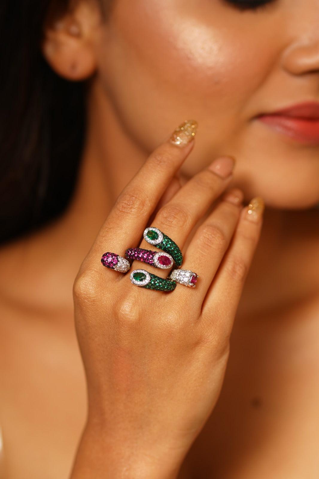 Sasa Designer Diamond Cocktail Ring