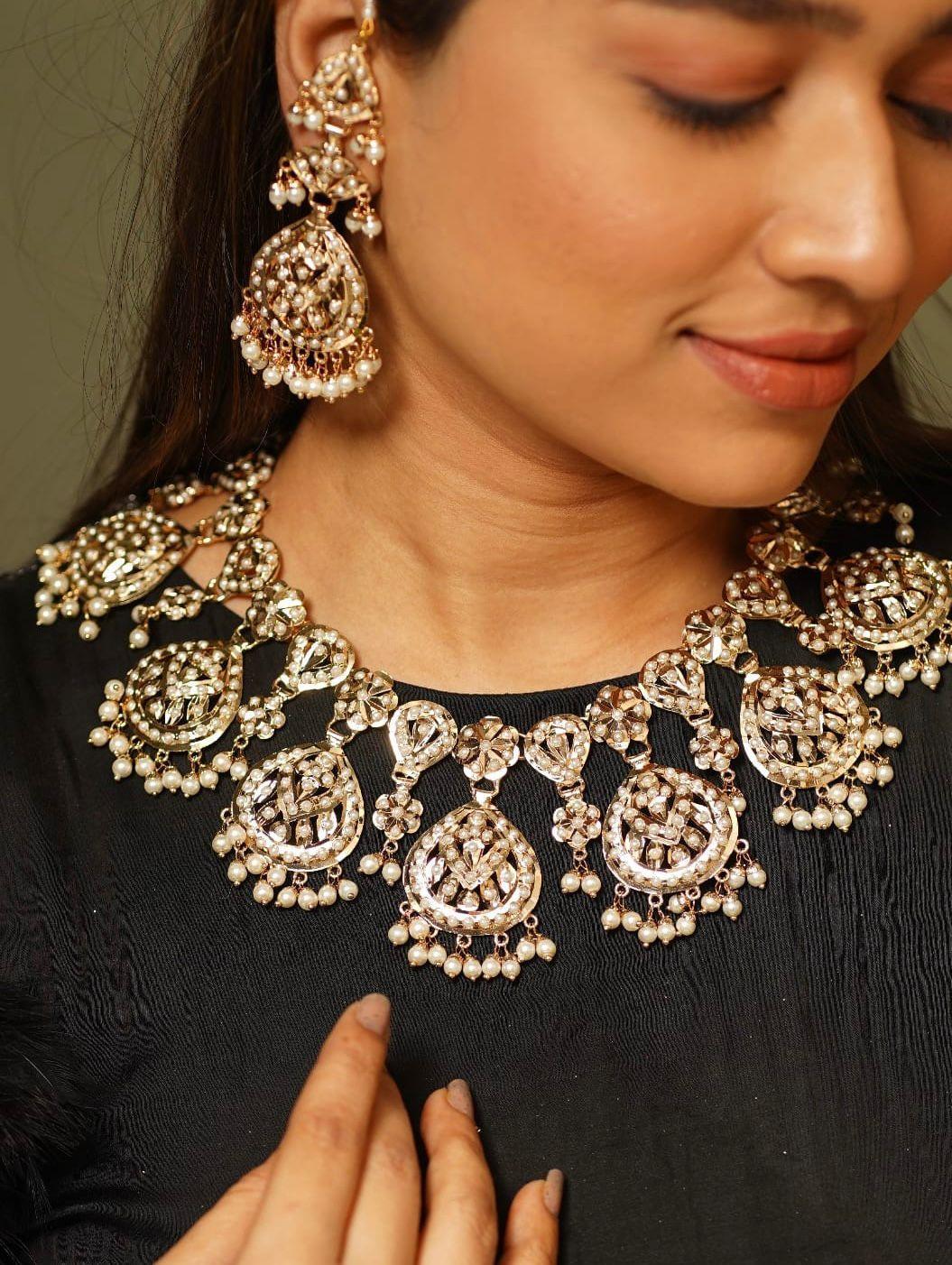 Shifa Jadaau Bridal Pearl Set