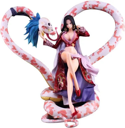 One Piece Boa Hancock Sitting on snake Posture Action Figure | 22 Cms |