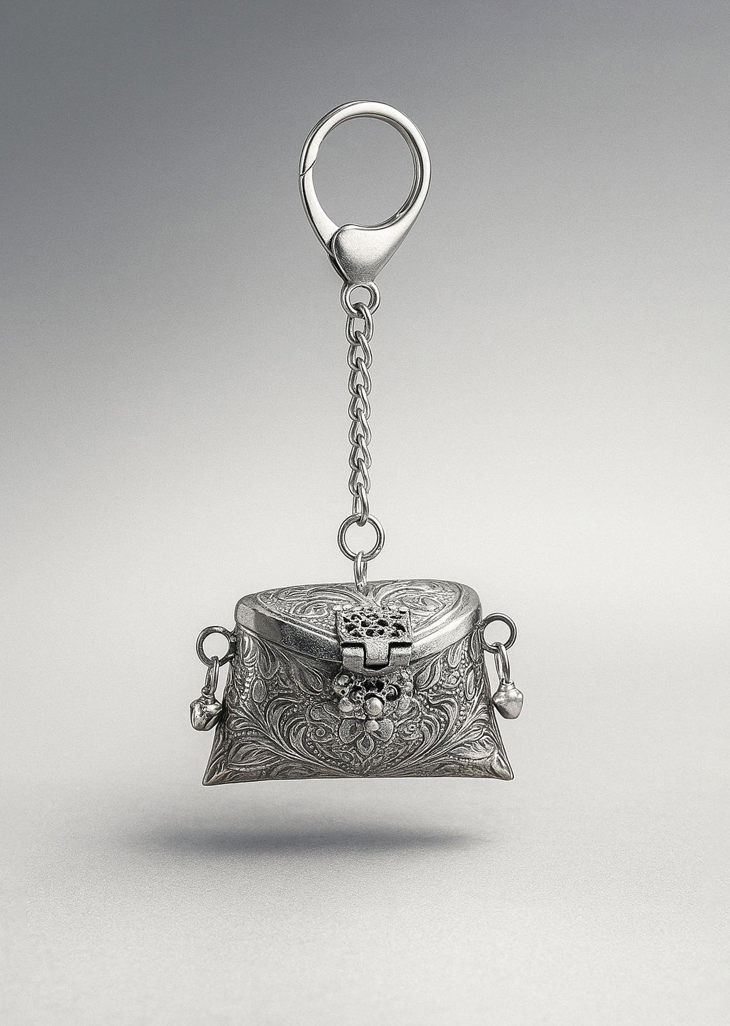 Silver Festive Clutch