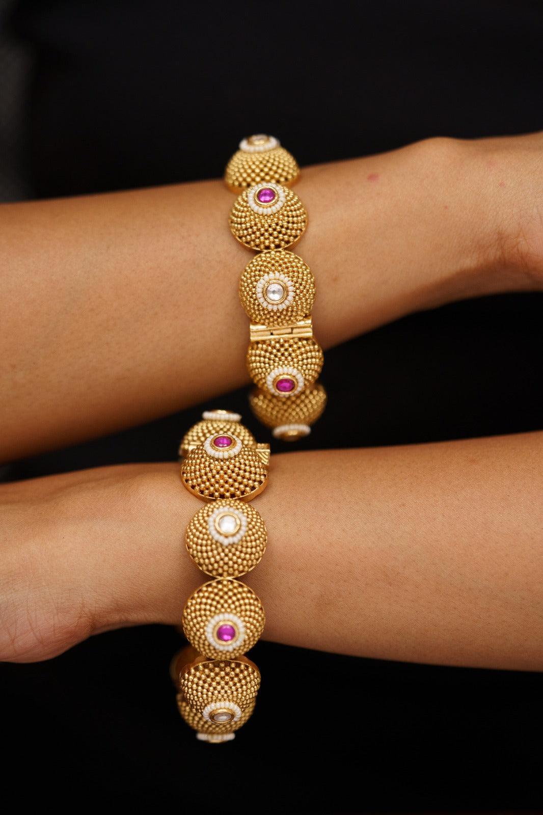 Swarna Rajputana Gokhru Bangle | Sone Pe Suhaga Collection