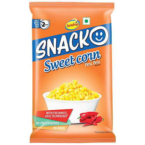 Sundrop Snacko Instant Sweet Corn - Peri Peri Flavour