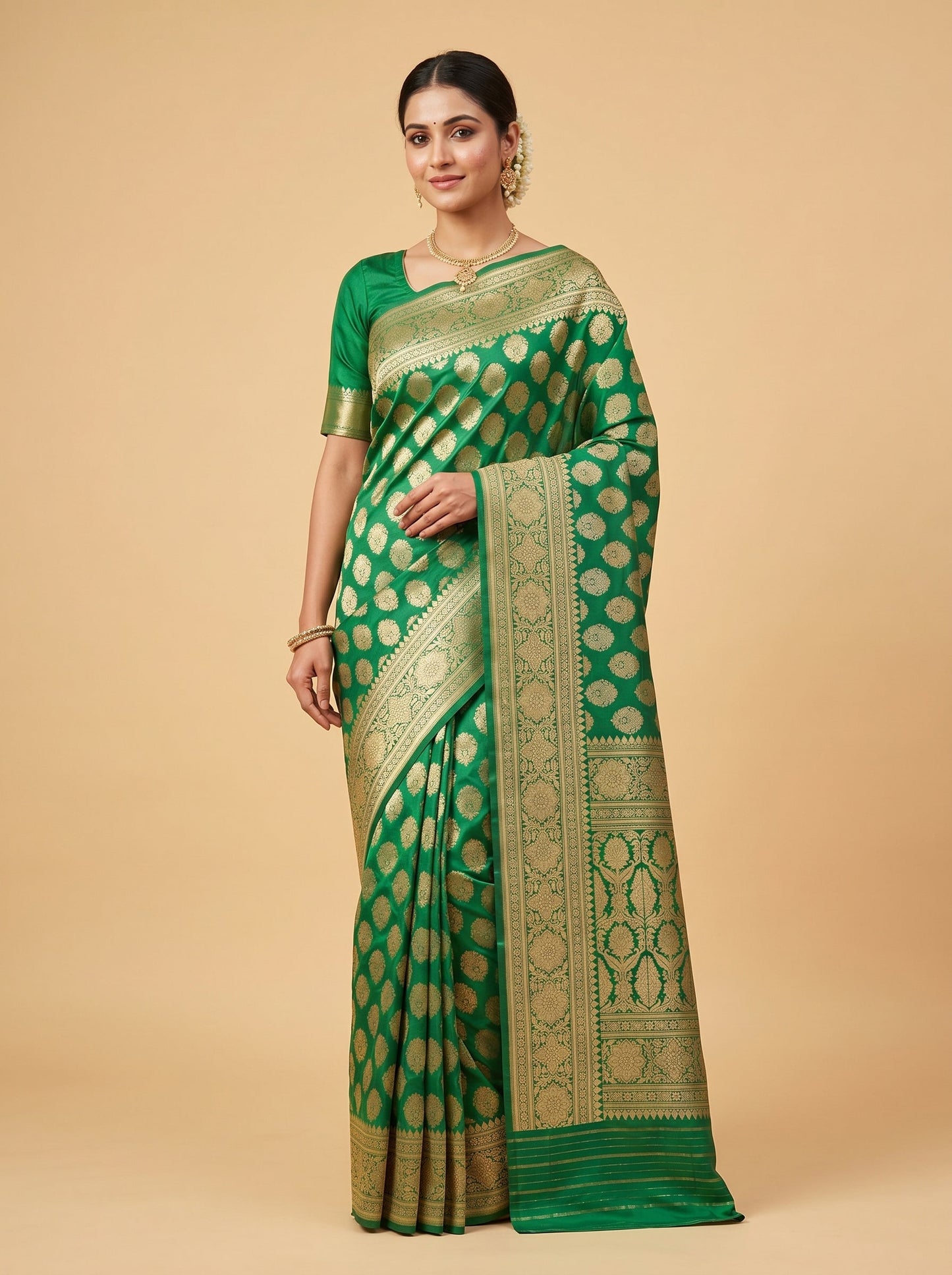 Verdant Green Saree