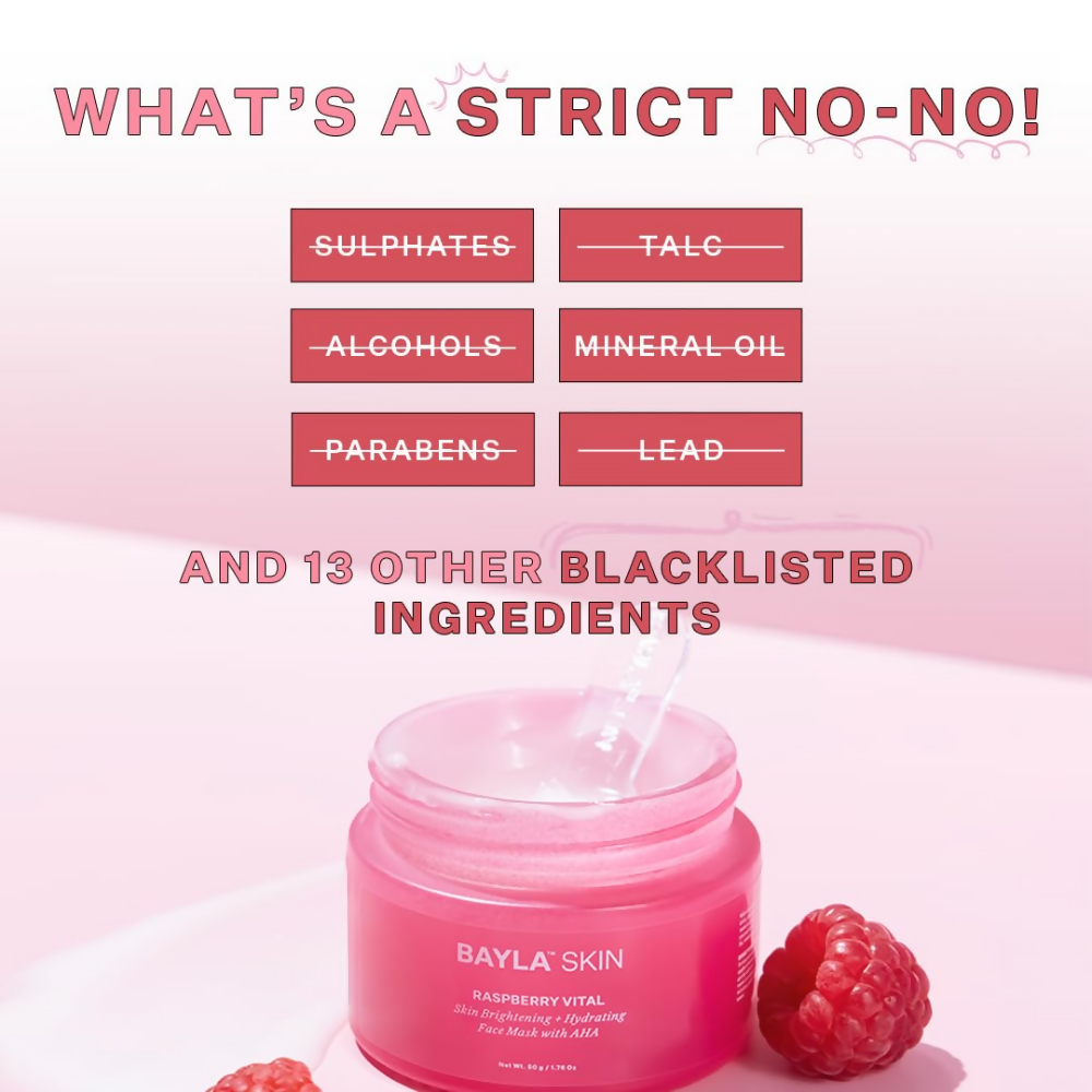 Bayla Skin Raspberry Glow Face Mask