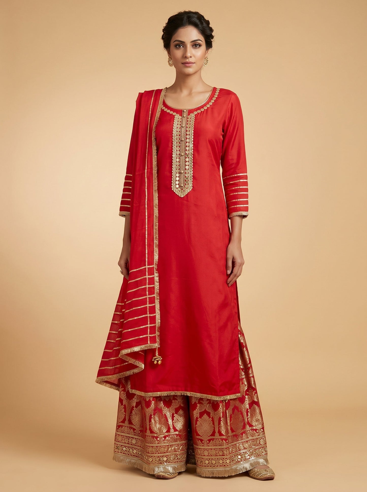 White Party Anarkali Suit