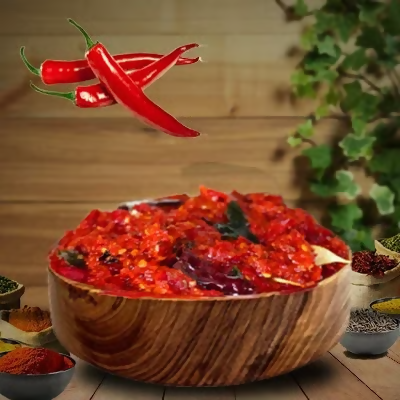 Tenali Ruchulu Pandumirchi Pickle