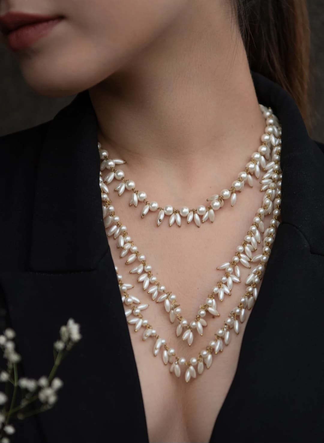 Tranquil Tides Pearl Necklace