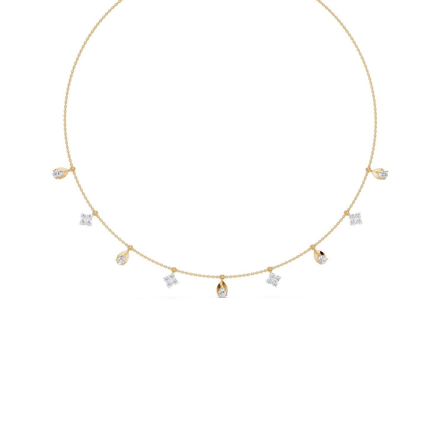 Shraddha's Favourite Petite Drop 9KT Laboratory Grown Diamond Necklace