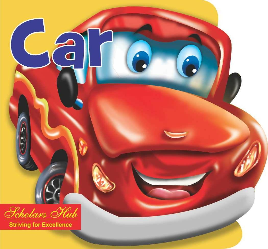 Flying Colours Cut Out Board Book -Cars