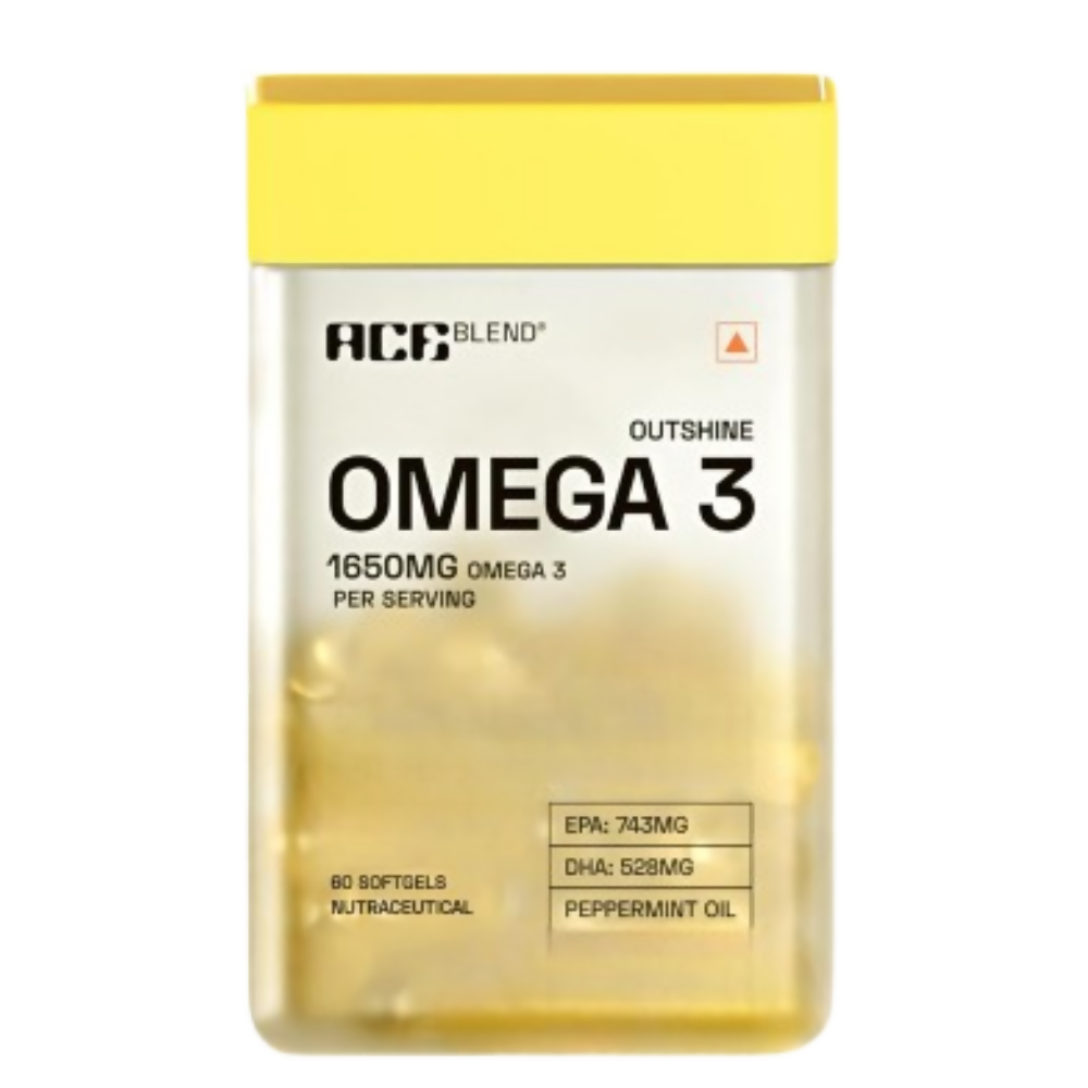 Ace Blend Outshine Omega 3 Fish Oil Capsules