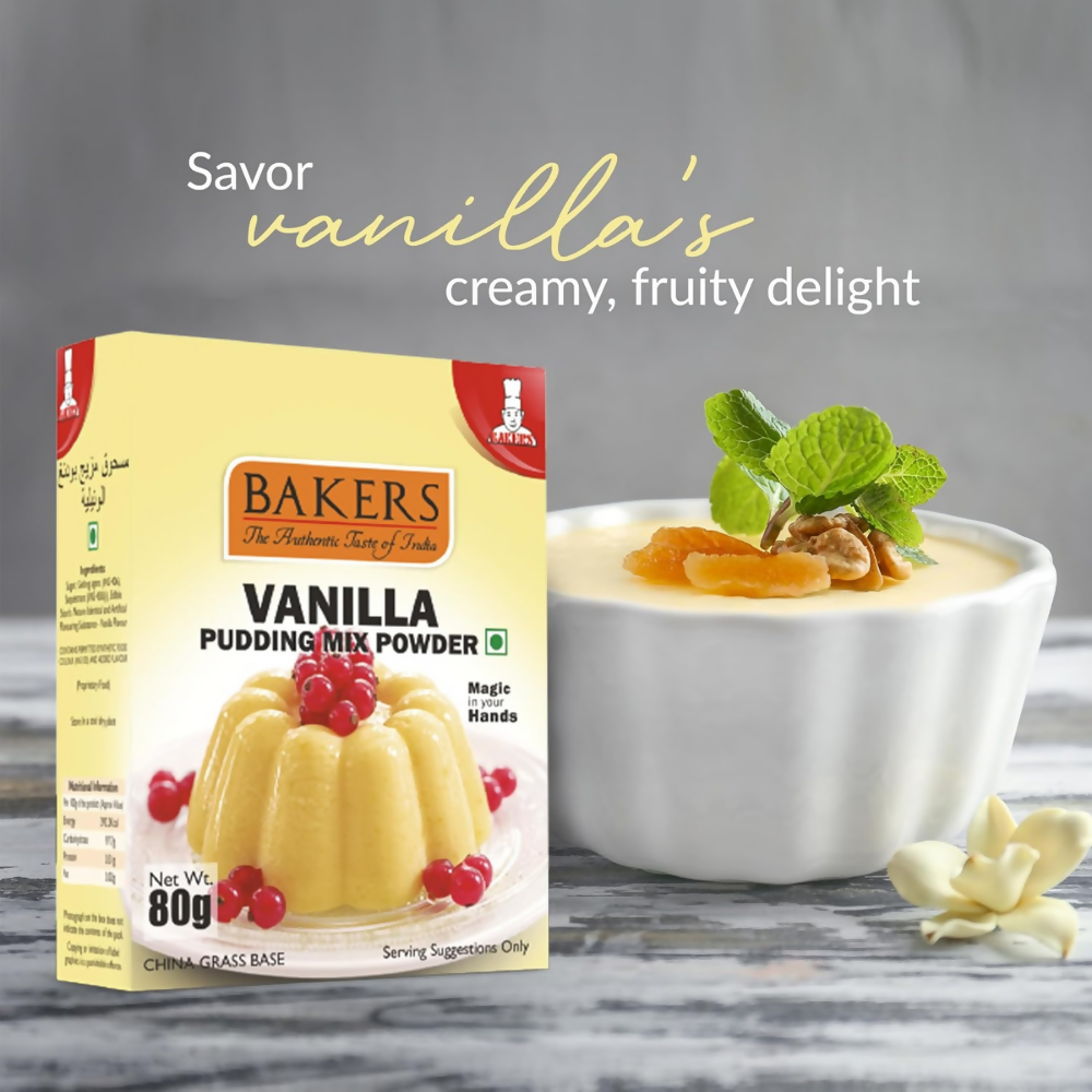BAKERS Instant Pudding Mix - Vanilla Flavor