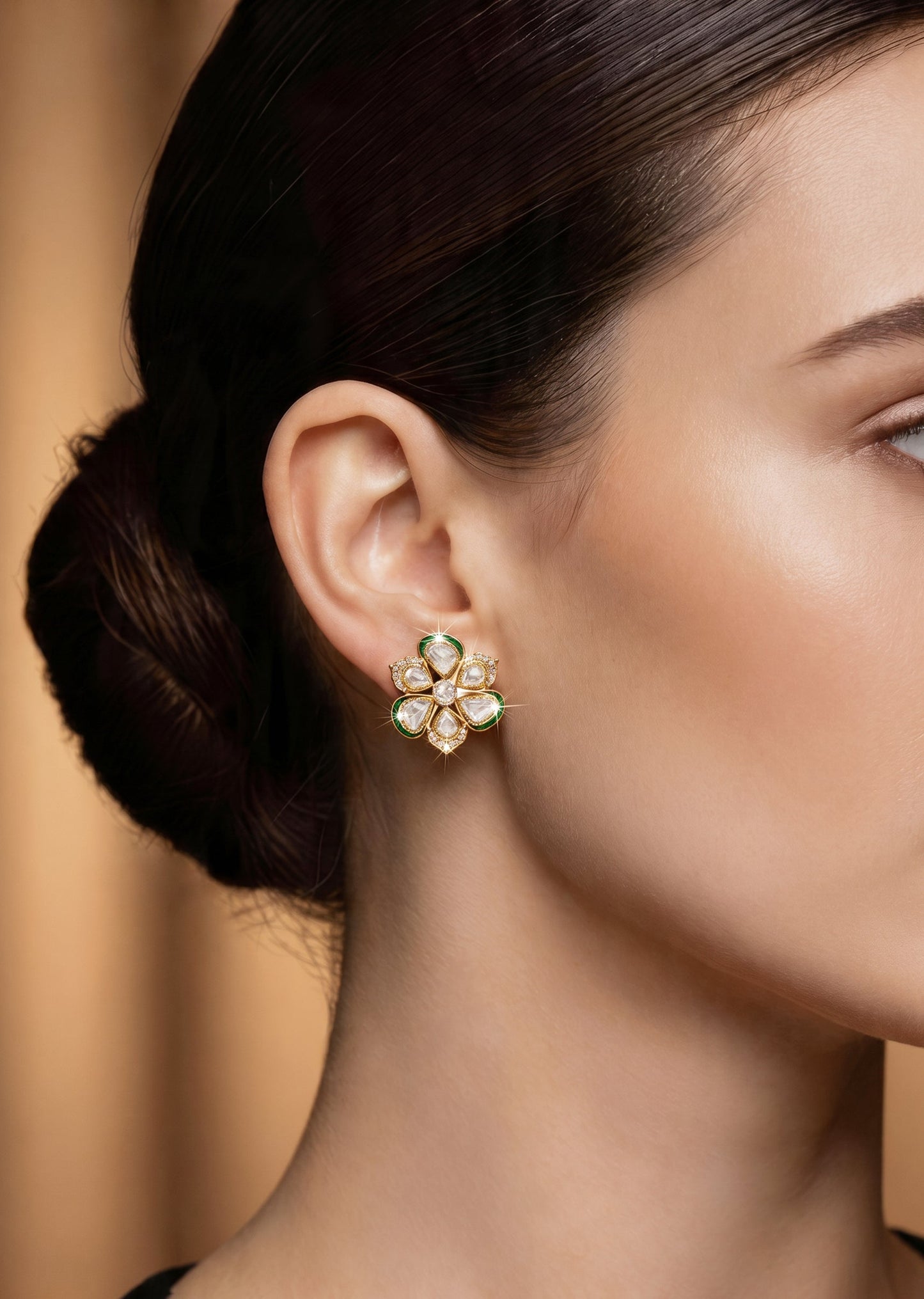 Zirconia Studded Earrings