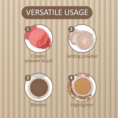 Bronson Professional Fat Brush For Face Powder And Blush