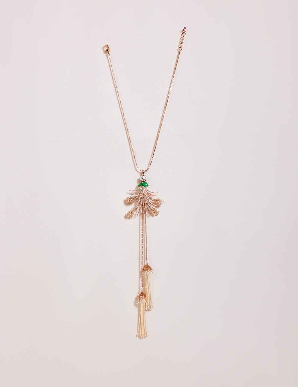Le Palm Free Fall Pendant Necklace
