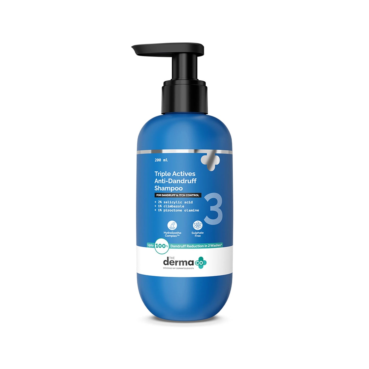 The Derma Co Triple Actives Anti-Dandruff Shampoo