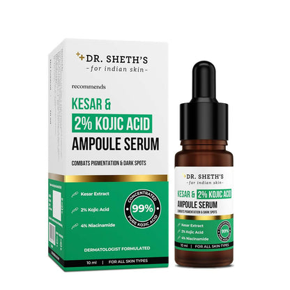 Dr. Sheth's Kesar & 2% Kojic Acid Ampoule Serum