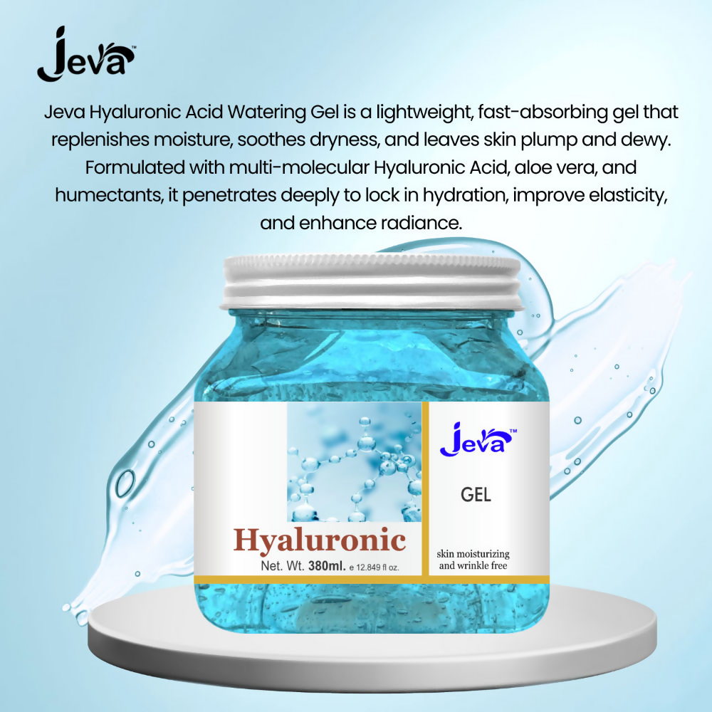 Jeva Hyaluronic Acid Face Moisturizer Hydrating Water Gel