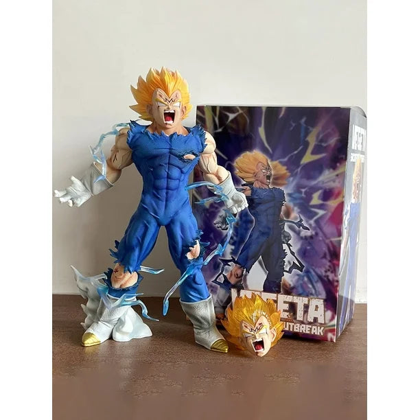 Dragon Ball Z |PVC| Majin Vegeta Action Figure (DOUBLE Head) – 27cm Collectible by Shoppingnest