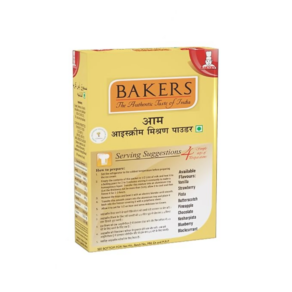 BAKERS Mango Ice Cream Mix Powder