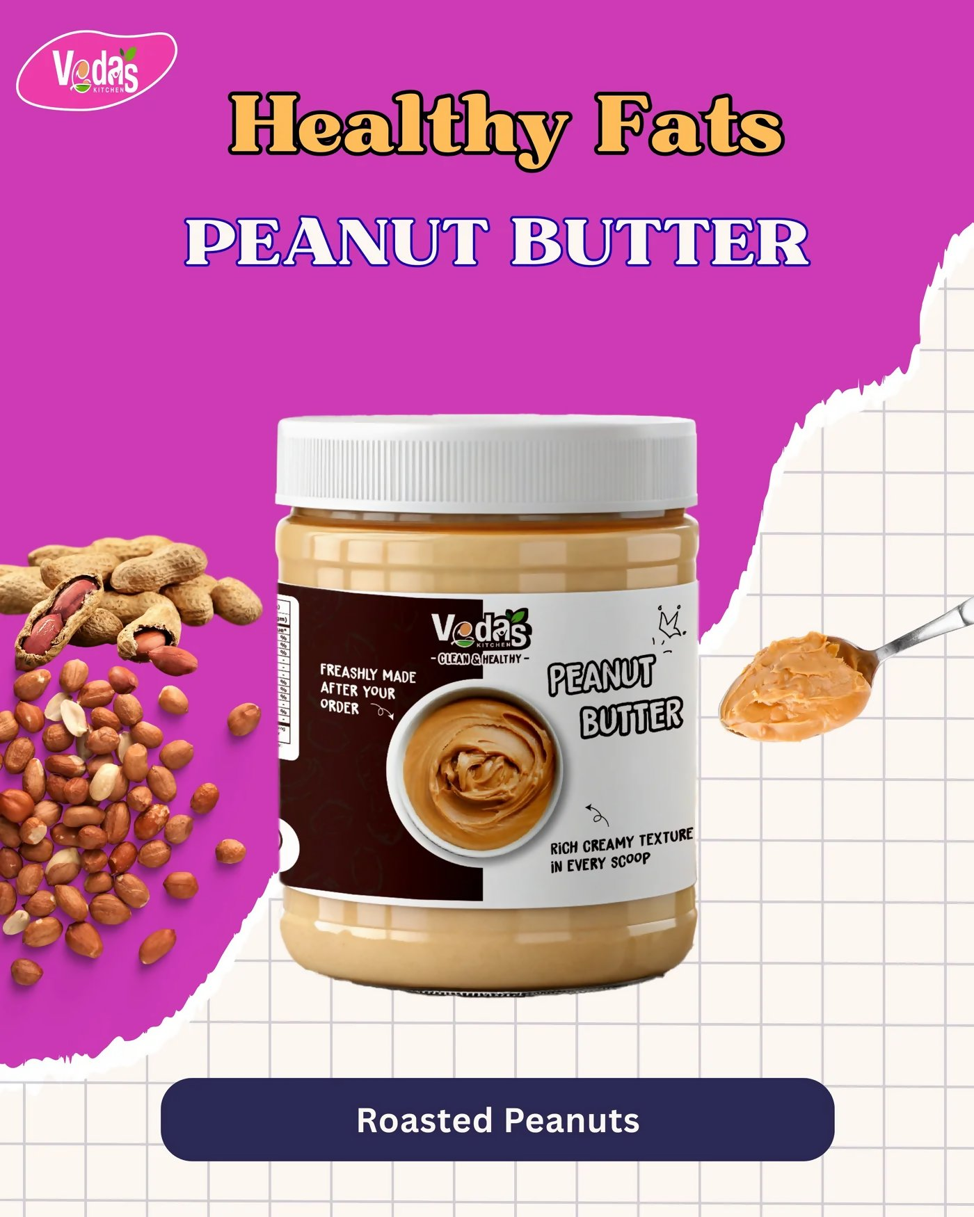 Vedas Kitchen Peanut Butter