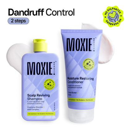 Moxie Beauty Anti-Dandruff Scalp SOS Wash Duo - Shampoo & Conditioner