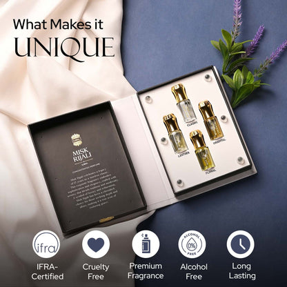 Ajmal India Misk Rijali Concentrated Perfume Gift Set