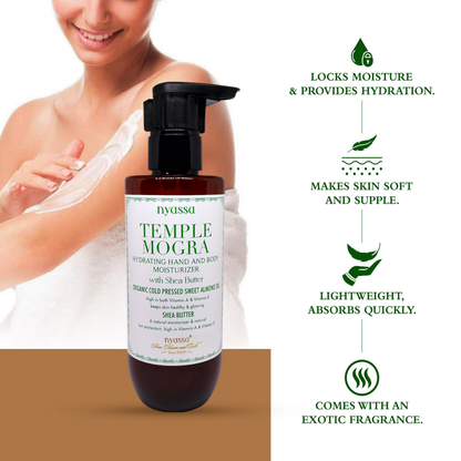 Nyassa Temple Mogra Hand And Body Moisturizer