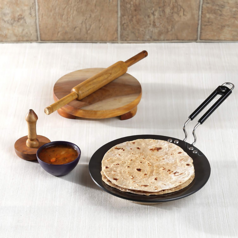 Vinod Black Pearl Plus Hard Anodised Roti/Paratha/Phulka Tawa